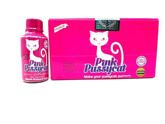 Pink Pussycat Female Enhancement Shot (2 OZ 12Ct Box)