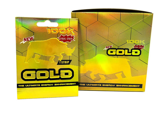 Rhino GOLD Oral Strip for Men (30 Strip Box)