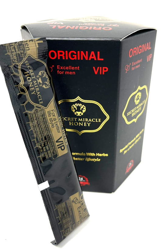 VIP Secret Miracle Honey For Men (24 Pouches Box)