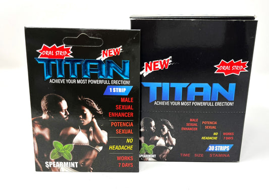 TITAN Oral Strip for Men (30 Strip Box)