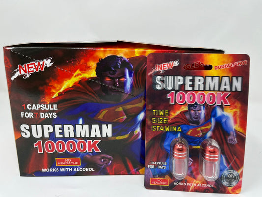 Superman 10000K Sexual Male Double Pill