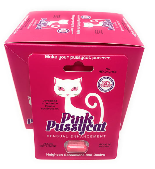 Pink Pussy Cat Sensual Enhancement Pills (Box of 24)